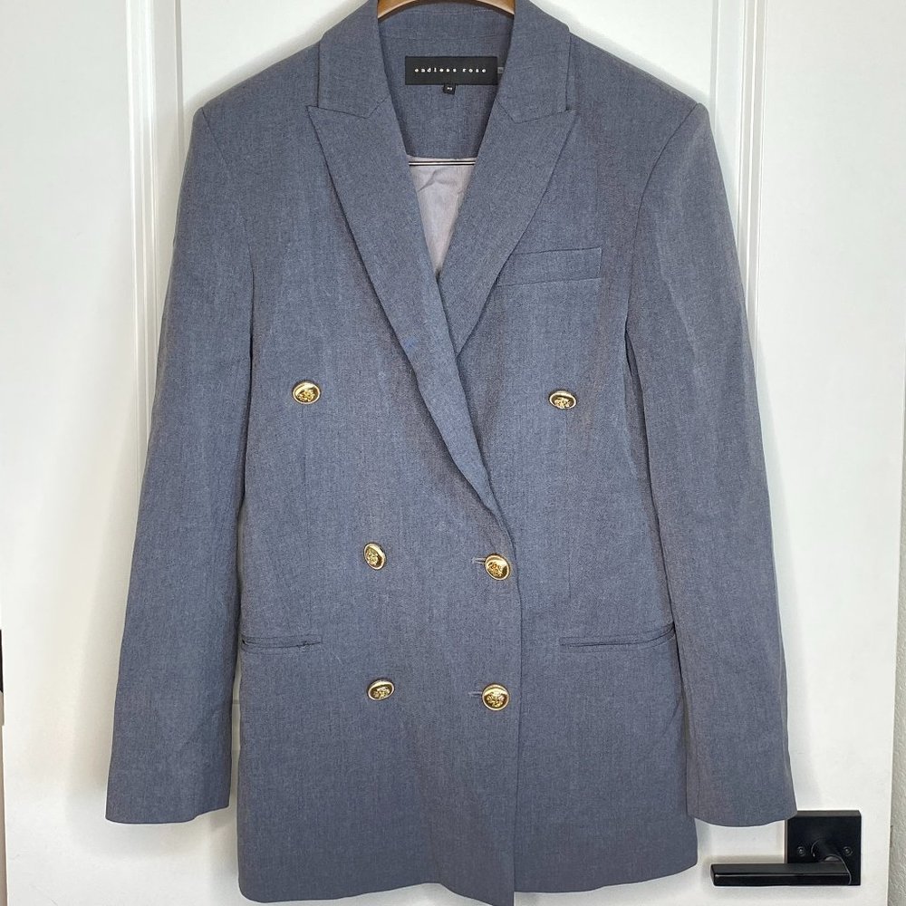 Endless Rose Grey Blazer